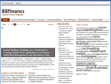 Tablet Screenshot of 88finance.com